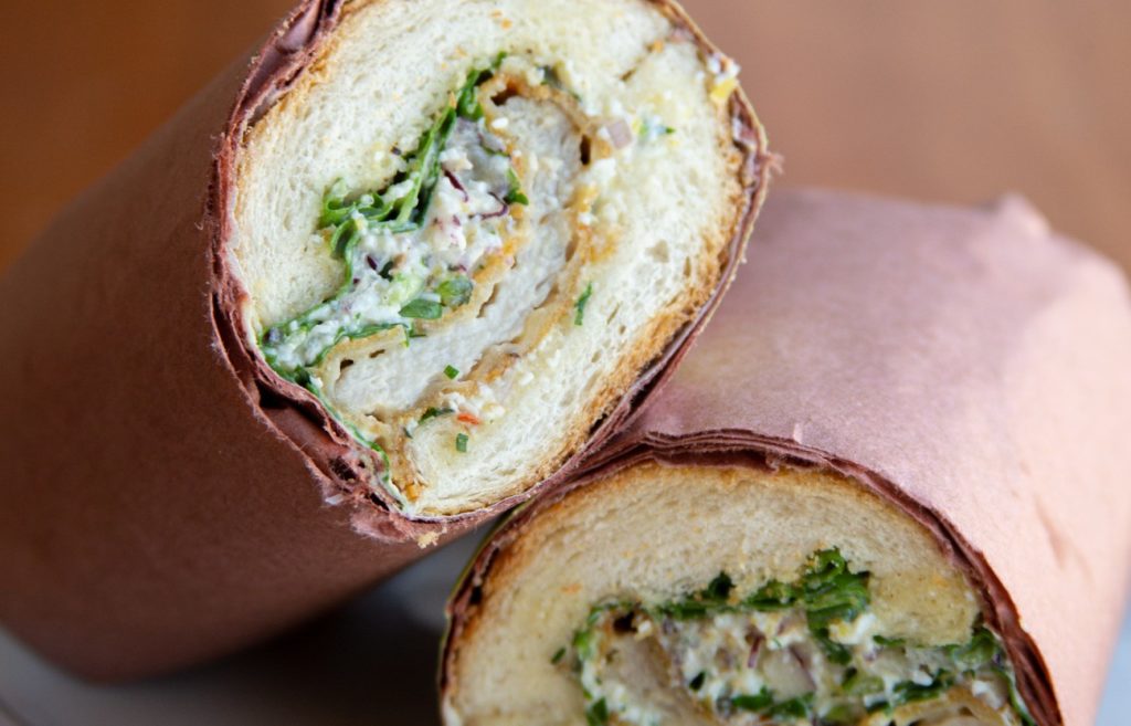 Veal Cutlet Sandwich with Salsa Verde and Lemon Vinaigrette Trusted