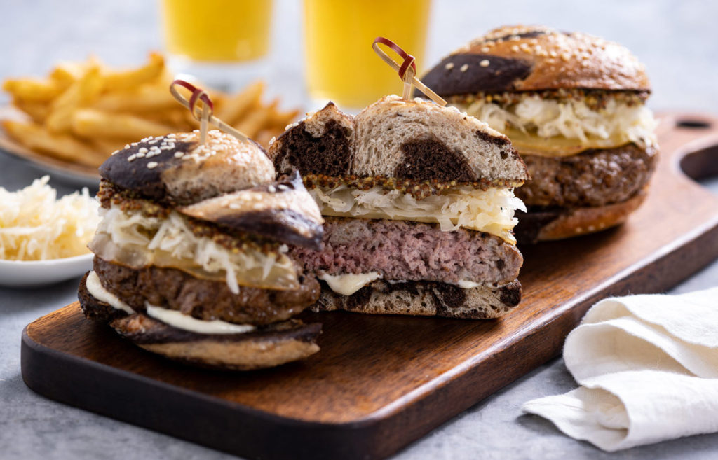 PastramiSpiced Burger Recipe Trusted Veal From Europe